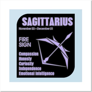 Zodiac Sagittarius Posters and Art